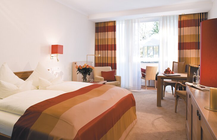 Das Doppelzimmer Gutshof Knollenblick des Romantik- und Wellnesshotels Deimann