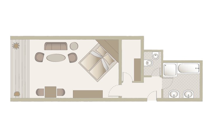 Grundriss Haupthaus Juniorsuite