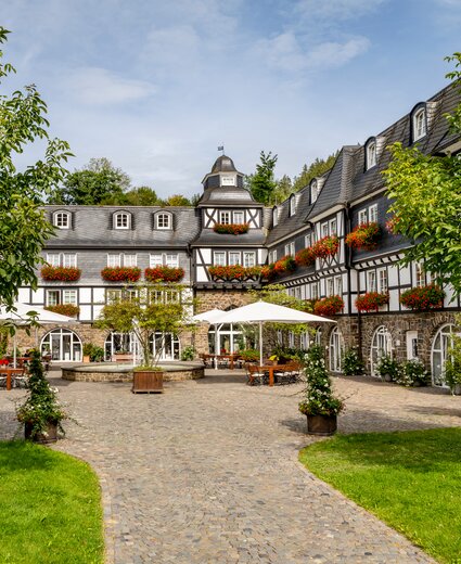 Gutshof des 5 Sternehotels im Sauerland