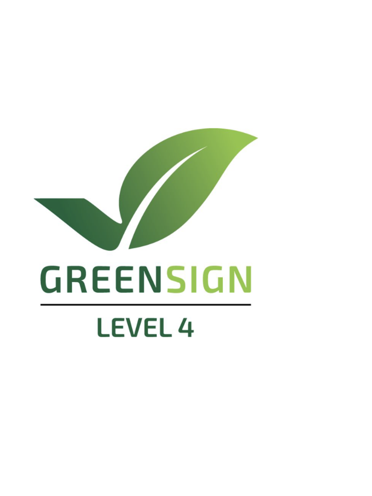 Logo Green Sign Level 4