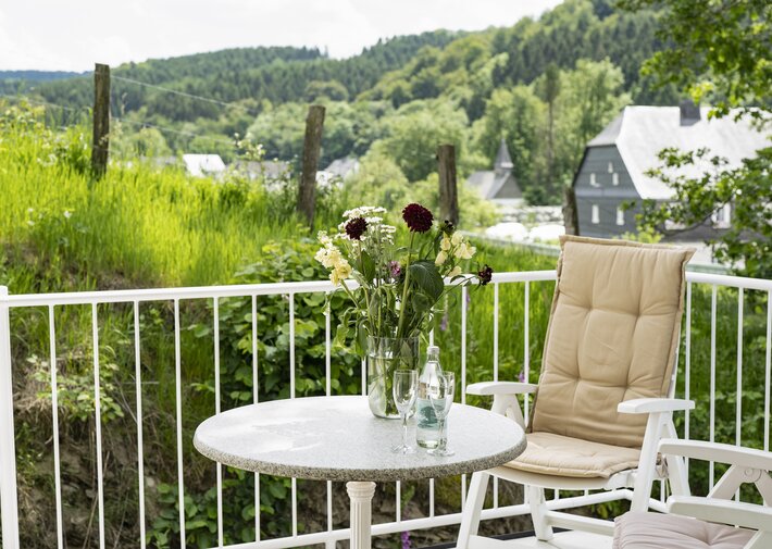 Gartenmöbel des Familienzimmer Gutshof zum Lennetal