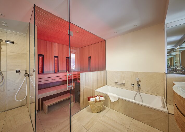 Penthouse im 5 Sterne Hotel Deimann mit Sauna