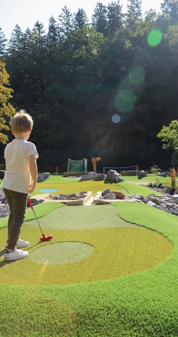 Minigolfplatz im Sauerland im Hotel Deimann