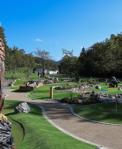 Große Minigolfanlage im Sauerland im Hotel Deimann