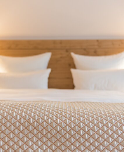 Hotelbett im 5 Sterne Hotel im Sauerland